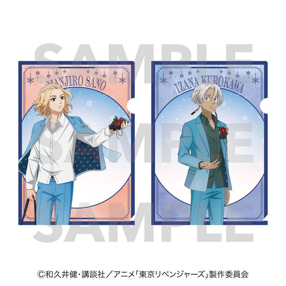 TV Anime Tokyo Revengers Snow Globe Style Clear File Set B Manjiro Sano & Izana Kurokawa [Edith][GOODS]