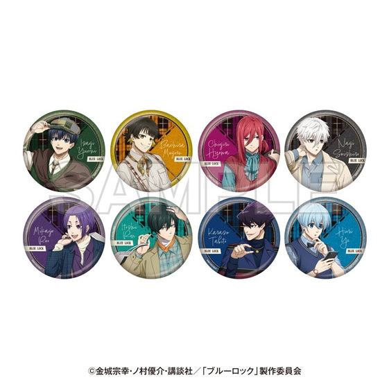 TV Anime "BLUELOCK" BLUE LOCK SCRAMBLE -Shibuya Conquest- Trading Glitter Can Badge (8 Types Total) 1 box (8 pieces) [EIDITH][Trading]