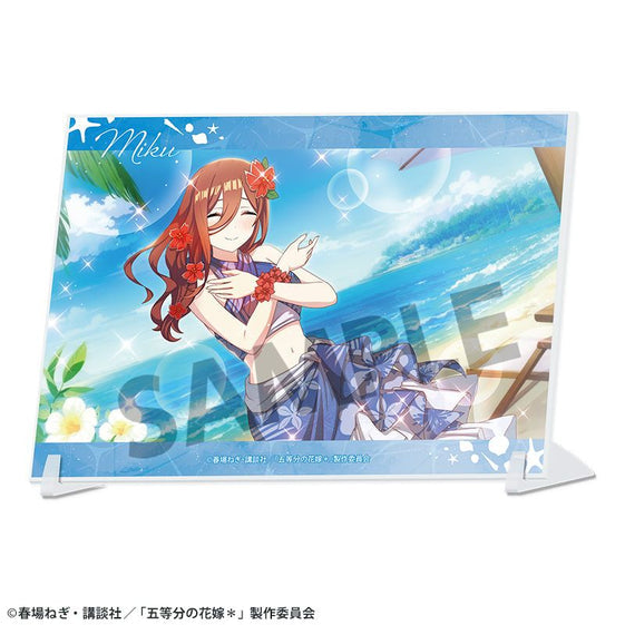 The Quintessential Quintuplets: A6 Visual Acrylic Plate vol.3 Miku Nakano [Hobby Stock][GOODS]