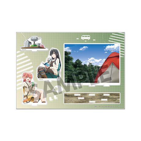 My Youth Romantic Comedy Is Wrong, As I Expected. Fin. Acrylic Stand with Background - Yukino Yukinoshita & Yui Yuigahama (Camping ver.) [Hobby Stock][GOODS]