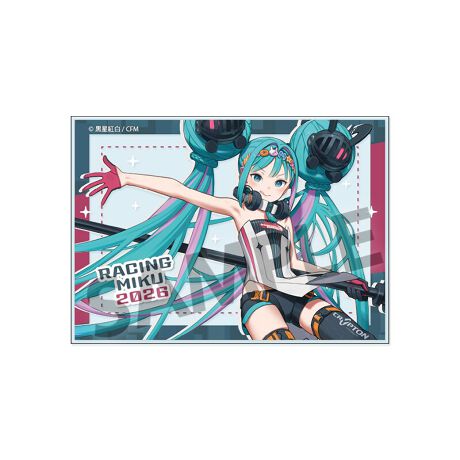 Racing Miku 2026 Key Visual 2 Ver. Acrylic Card [Hobby Stock][GOODS]