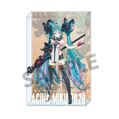 Racing Miku 2026 Key Visual 1 Ver. Acrylic Block [Hobby Stock][GOODS]