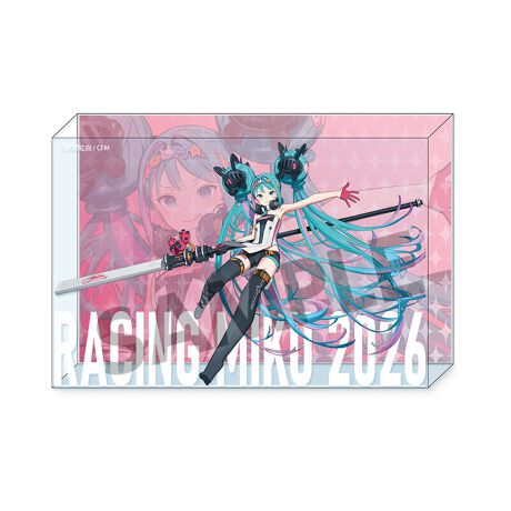 Racing Miku 2026 Key Visual 2 Ver. Acrylic Block [Hobby Stock][GOODS]