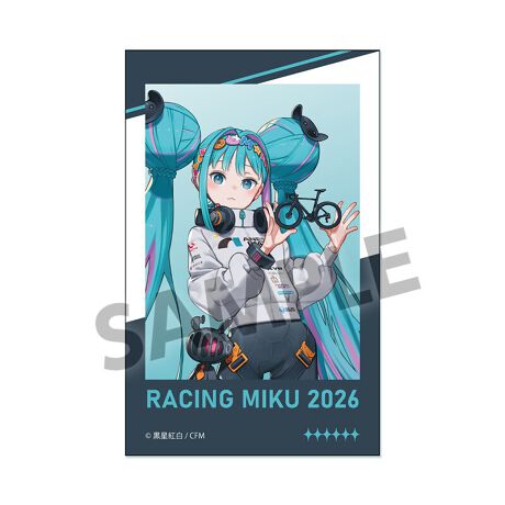 Racing Miku 2026 TEAM UKYO Support Ver. Instant Photo-Style Sticker [Hobby Stock][GOODS]