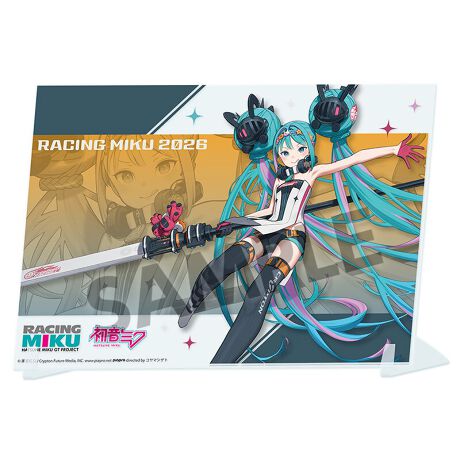 レーシングミク 2026 キービジュアル2 Ver. ビジュアルアクリルプレート [ホビーストック][GOODS]