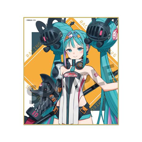 Racing Miku 2026 Key Visual 1 Ver. Mini Shikishi [Hobby Stock][GOODS]