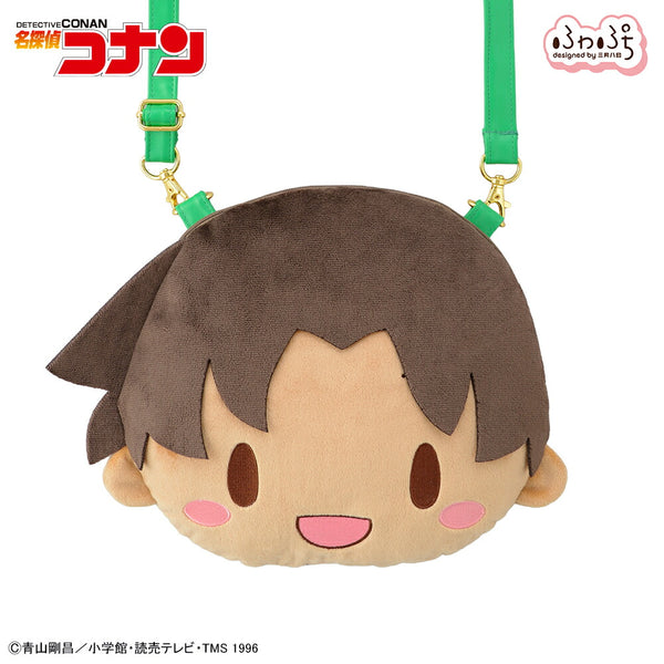 Detective Conan Heiji Hattori Fuwapuchi Face Shoulder Bag (M) [Sega Fave][GOODS]