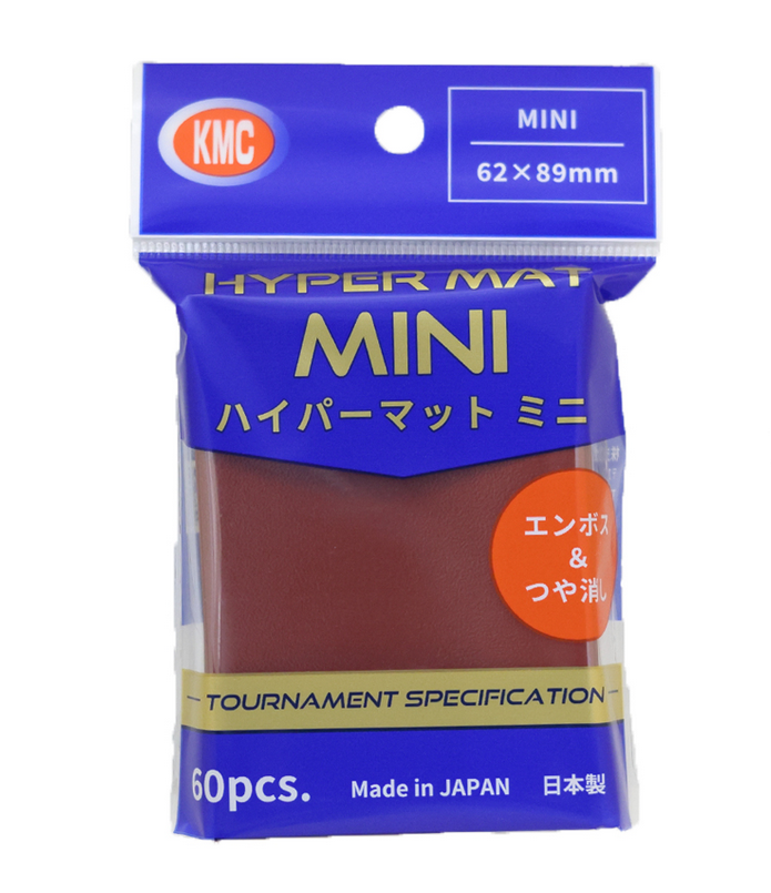 ハイパーマット ミニ レッド [KMC][カードサプライ]