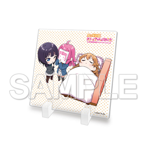 LoveLive! Days Vol.25 『ラブライブ!虹ヶ咲学園スクールアイドル同好会』 ミニアクリルプレート 果林&彼方&璃奈 [KADOKAWA][キャラグッズ]