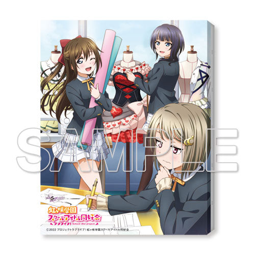 『ラブライブ！虹ヶ咲学園スクールアイドル同好会』キャンバスアート かすみ＆しずく＆果林
