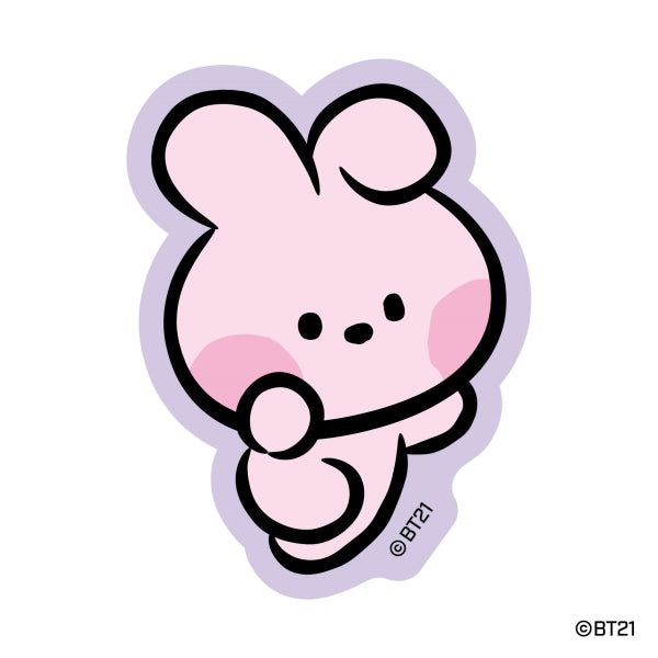 BT21 minini ダイカットステッカーミニ /(7)COOKY [ensky(エンスカイ)][キャラグッズ]