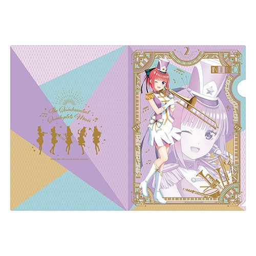 The Quintessential Quintuplets the Movie A4 Clear File (Marching Band) 2. Nino Nakano [ensky][Character Stationery]