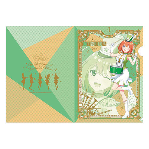 The Quintessential Quintuplets Movie A4 Clear File (Marching Band) 4. Yotsuba Nakano [ensky][Character Stationery]