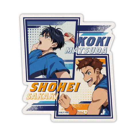 Love All Play Travel Sticker 2. Shohei Sakaki / Koki Matsuda [ensky][Character Goods]