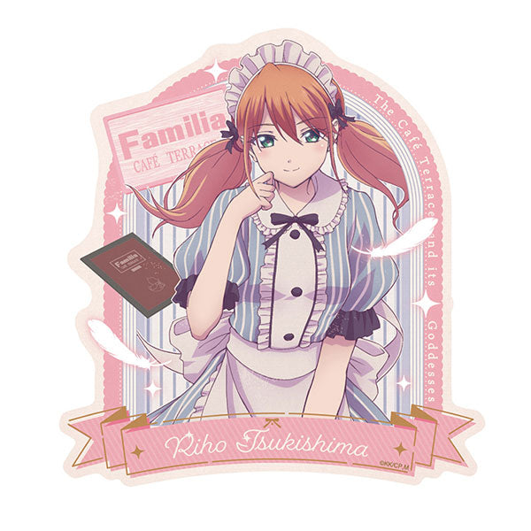 Goddess Cafe Terrace Travel Sticker 2. TSUKISHIMA Ryuusei [ensky][Character Goods]