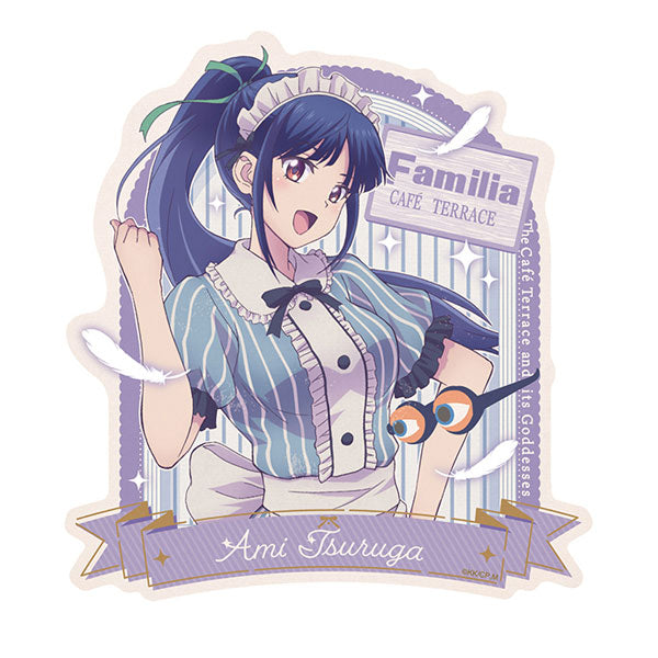 The Café Terrace of Goddesses Travel Sticker 3. Akane Tsuruga [ensky][Character Goods]