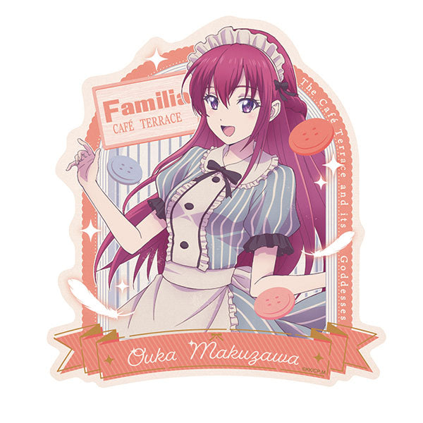 The Café Terrace and Its Goddesses Travel Sticker 5. Oka Makusawa [ensky][Character Goods]