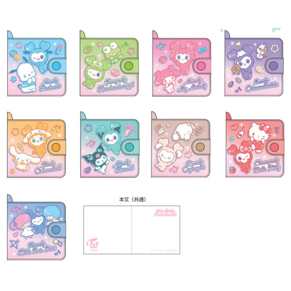 TWICE×サンリオ ミニウォレット風メモ TL×SC  1種[サンスター文具][雑貨]