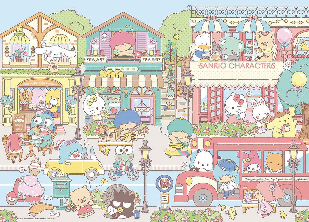 600-023サンリオキャラクターズ ハッピーマイタウン[ビバリー][ジグソー]