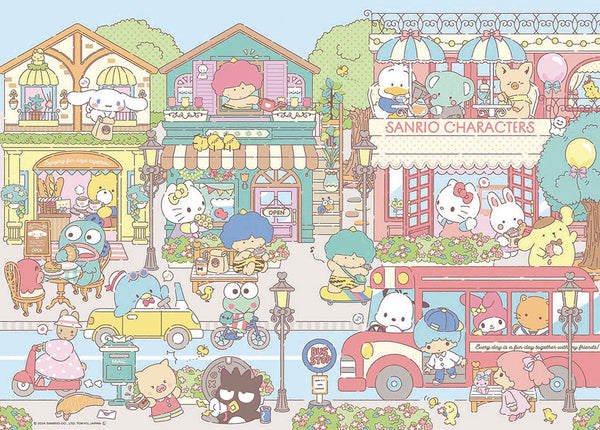 600-023サンリオキャラクターズ ハッピーマイタウン[ビバリー][ジグソー]