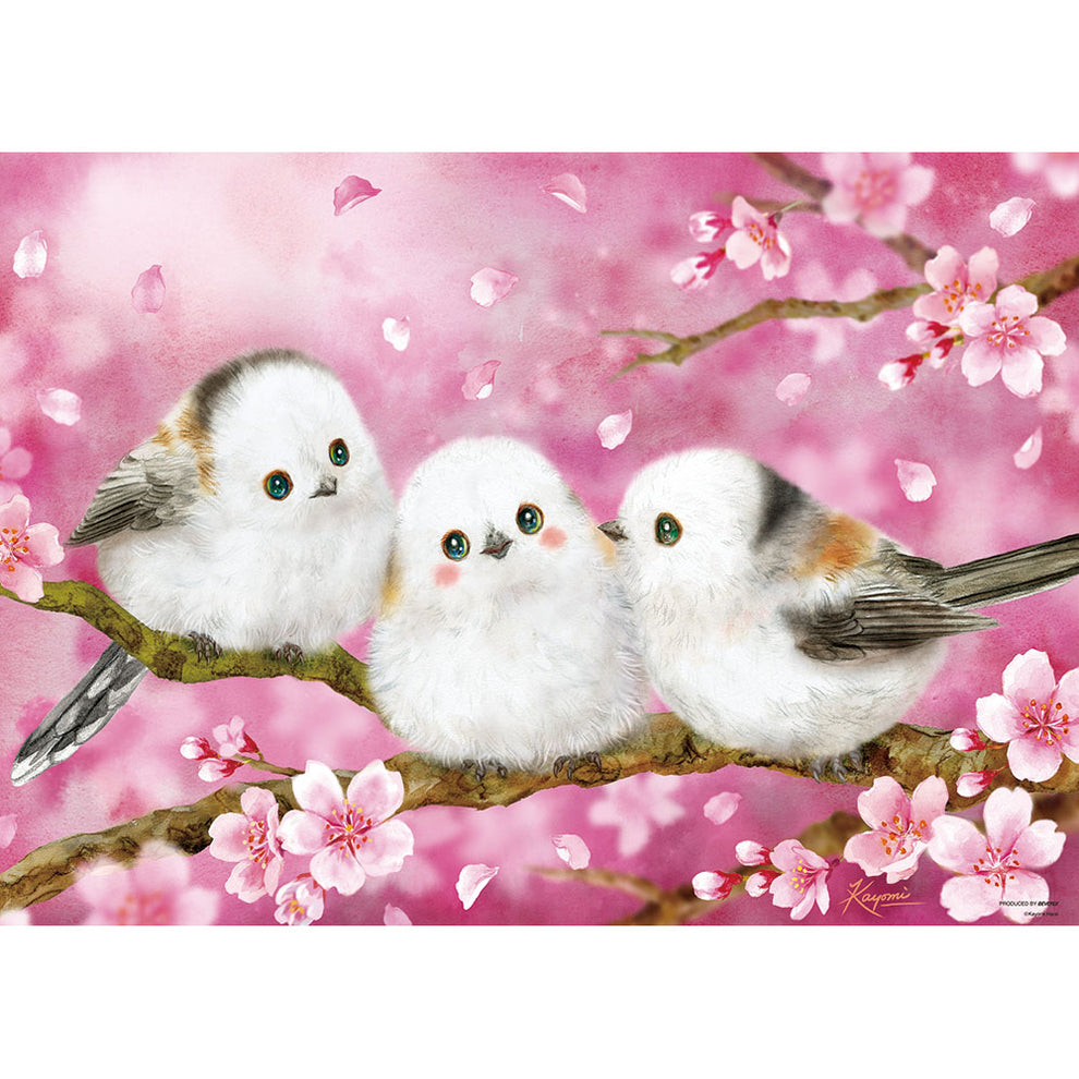 600-034 シマエナガ 春だより [ビバリー][ジグソー]