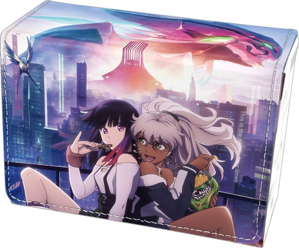Synthetic Leather Deck Case W Metallic Rouge "Luju & Naomi" [Broccoli][Card Supplies]