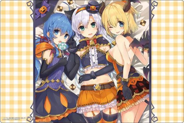 Bushiroad Rubber Mat Collection V2 Vol.1586 Fantasia Bunko Akashic Records of Bastard Magic Instructor "Sistine & Rumia & Re=L" Halloween ver. [Bushiroad][Card Supplies]