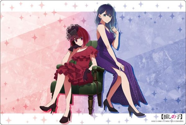 Bushiroad Rubber Mat Collection V2 Vol.1631 [Oshi no Ko] "Kana Arima & Akane Kurokawa" Gravure Style ver. [Bushiroad][Card Supplies]