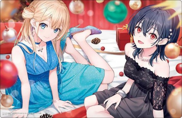 ブシロード ラバーマットコレクション V2 Vol.1689 角川スニーカー文庫  クラスで2番目に可愛い女の子と友だちになった『朝凪 海&天海 夕』ドレスver. [ブシロード][カードサプライ]