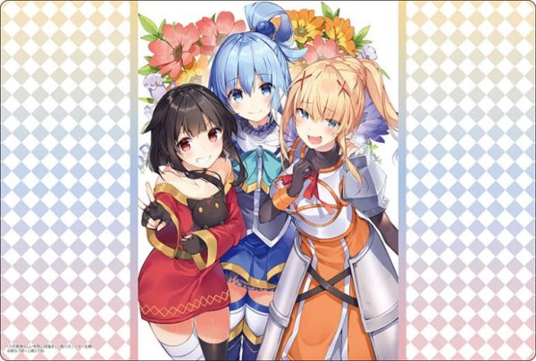 Bushiroad Rubber Mat Collection V2 Vol. 1708 Kadokawa Sneaker Bunko Kono Subarashii Sekai ni Shukufuku wo! Aqua & Megumin & Darkness [Bushiroad] [Card Supplies]