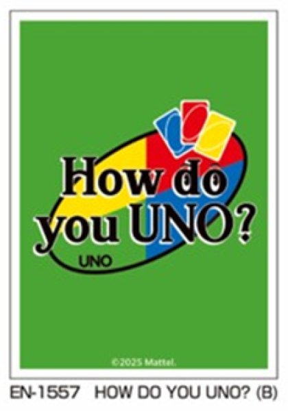 UNO™ キャラクタースリーブ HOW DO YOU UNO? (B) (EN-1557) [エンスカイ][カードサプライ]