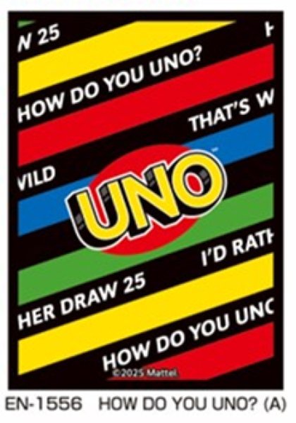 UNO™ キャラクタースリーブ HOW DO YOU UNO? (A) (EN-1556) [エンスカイ][カードサプライ]
