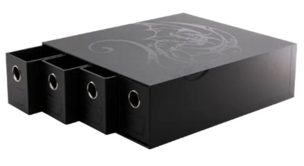 AT-33708 Fortress - Horizontal - 4 - Black - Storage - Card Drawers [ARCANE TINMEN][カードサプライ]