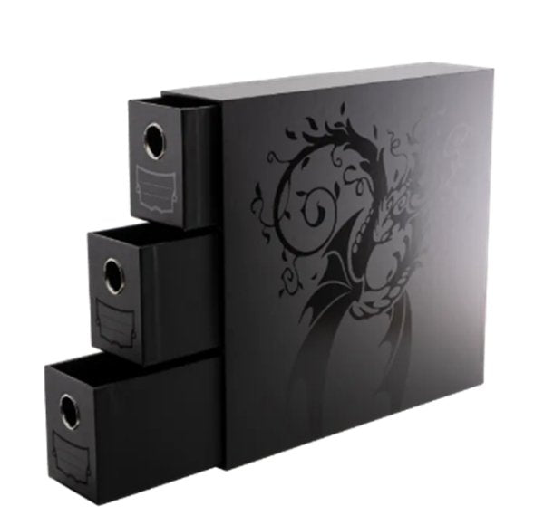 AT-33707 Fortress - Vertical - 3 XL - Black - Storage - Card Drawers [ARCANE TINMEN][カードサプライ]