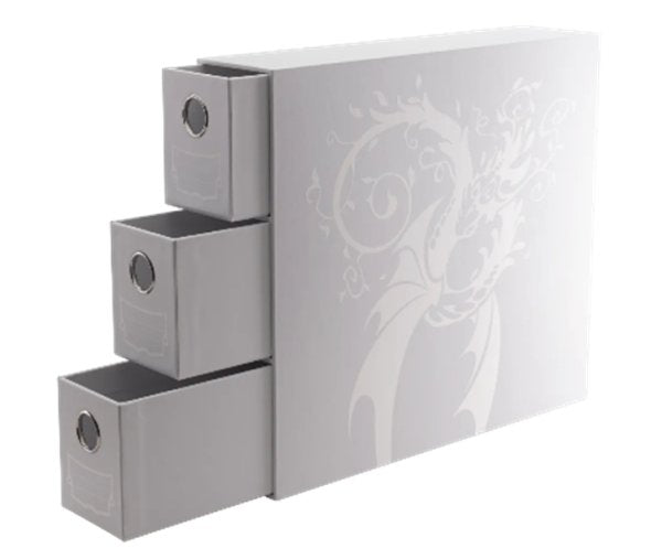 AT-33703 Fortress - Vertical - 3 XL - White - Storage - Card Drawers [ARCANE TINMEN][カードサプライ]