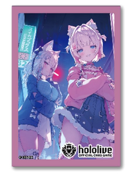 hololive OFFICIAL CARD GAME Official Holo Sleeve Vol. 46 "FUWAMOCO" [Cover][Card Supplies]