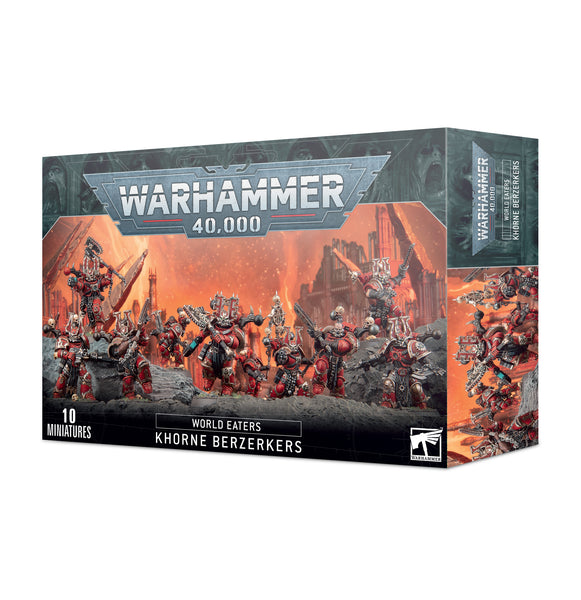WORLD EATERS: KHORNE BERZERKERS ワールドイーター:コーン・バーザーカー [ゲームズワークショップ][ミニチュアゲーム]