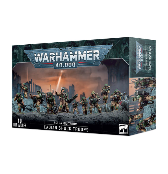 ASTRA MILITARUM: CADIAN SHOCK TROOPS アストラ・ミリタルム:ケイディア・ショックトループ [ゲームズワークショップ][ミニチュアゲーム]