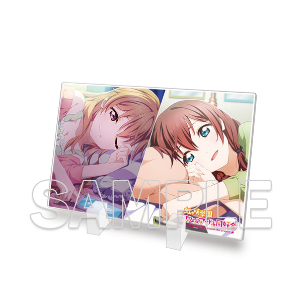 『ラブライブ!虹ヶ咲学園スクールアイドル同好会』ミニアクリルプレート 彼方&エマ [KADOKAWA][GOODS]