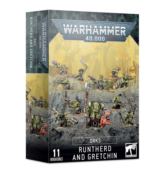 ORKS: RUNTHERD AND GRETCHIN オルク:ラントハード&amp;グレッチェン [ゲームズワークショップ][ミニチュアゲーム]