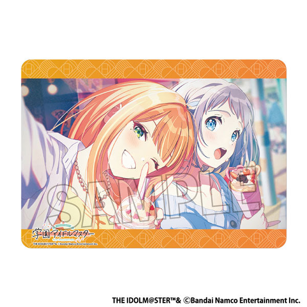 学園アイドルマスター イラストプレイマットNT おいしい顔、いただき～! [PROOF][カードサプライ]