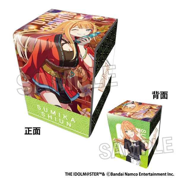 学園アイドルマスター イラスト合皮製デッキケースNT  Tame-Lie-One-Step '24祭 紫雲清夏 [PROOF][カードサプライ]