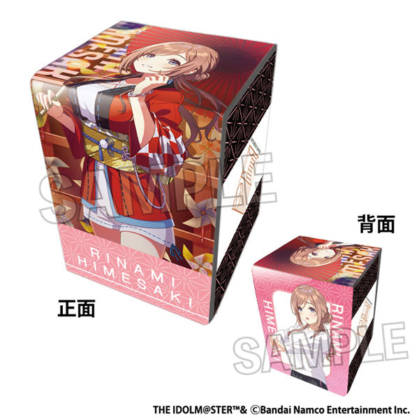 The Idolm@ster Gakuen Illustration Leather Deck Case NT Clumsy Trick '24 Festival Rinami Himezaki [PROOF] [Card Supplies]