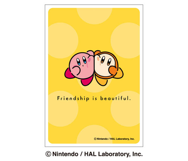 Kirby Play with Waddle Dee Character Sleeves Mini ENS-09 Nakayoshi [Ensky][Card Supplies]