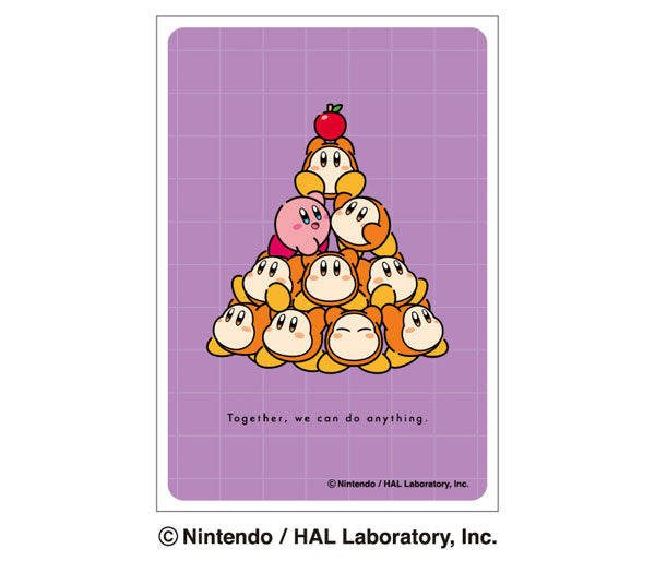 Kirby play with Waddle Dee Character Sleeves Mini ENS-10 Working Together [Ensky][Card Supplies]