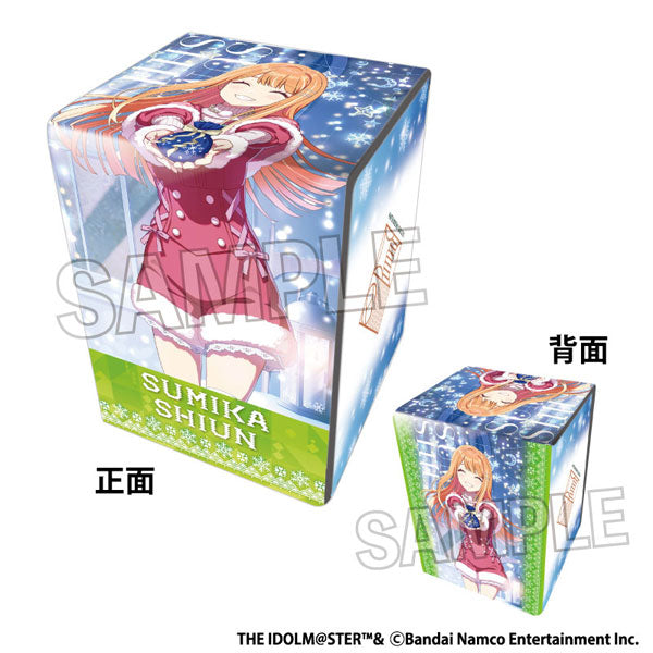 Gakuen Idolmaster Illustration Leather Deck Case NT Tame-Lie-One-Step '24 Christmas Shino Kanna [PROOF] [Card Supplies]