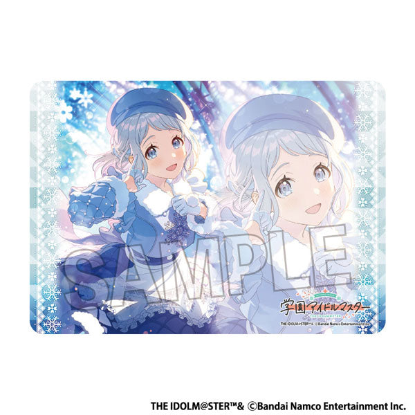 Gakuen Idolmaster Illustration Playmat NT White Night! White Wish! Ririy Katuragi [PROOF] [Card Supplies]