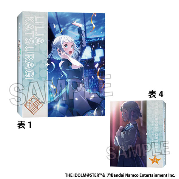 Gakuen IDOLM@STER 4-Pocket Card Binder NT - White Line - Rirya Katsuragi [PROOF] [Card Supplies]