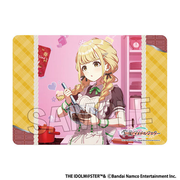 Gakuen Idolmaster Illustration Playmat NT Sekaiichi Kawaii Watashi '25 Valentine Kotone Fujita [PROOF] [Card Supplies]