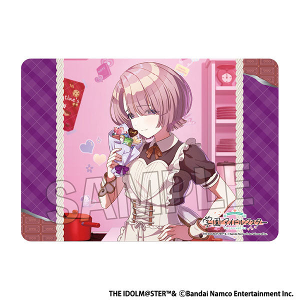 Gakuen Idolmaster Illustration Playmat NT Fluorite '25 Valentine Mao Arimura [PROOF] [Card Supplies]